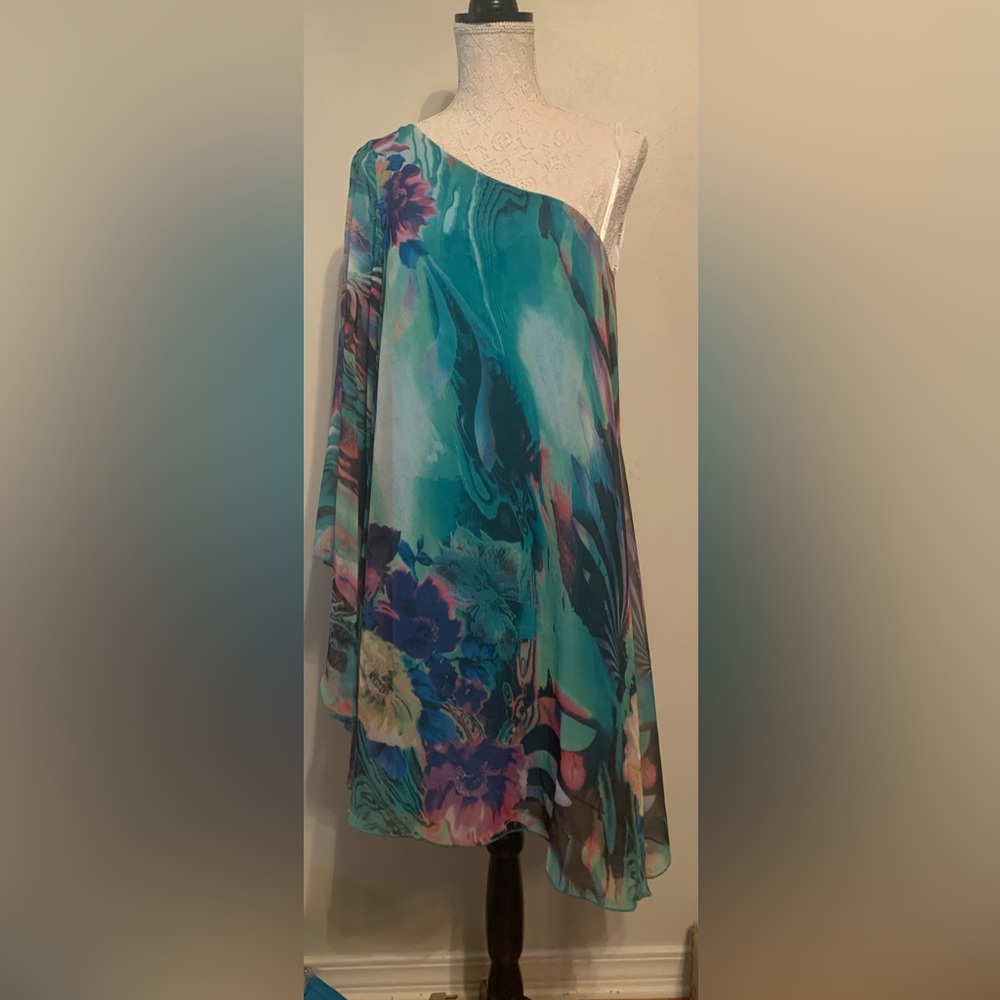 Bisou Bisou Teal Dress